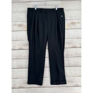 Lauren Ralph Lauren UltraFlex Wool Classic Fit Dress Pants Mens 38x30 Black NEW